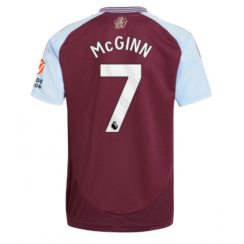 Pánský Fotbalový dres Aston Villa John McGinn #7 2024-25 Domácí Krátký Rukáv